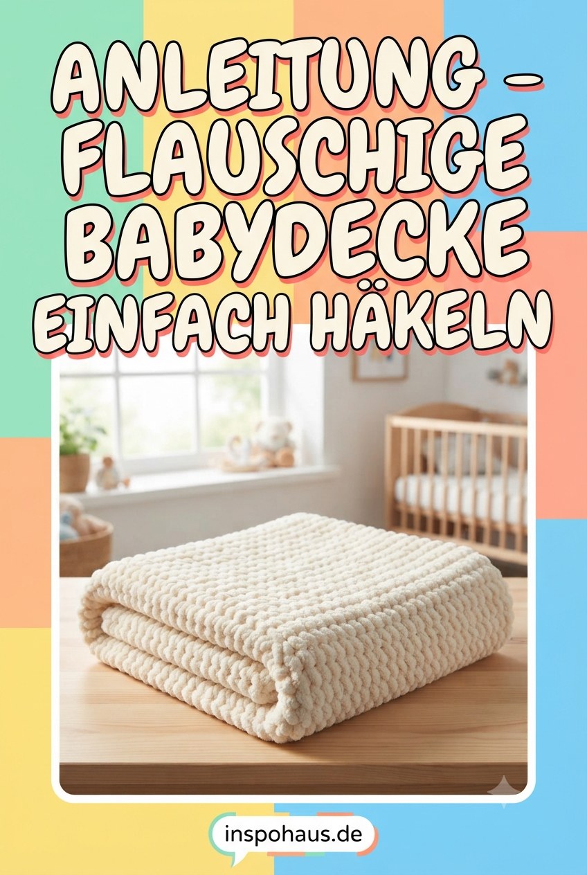 Anleitung - Flauschige Babydecke Einfach Häkeln