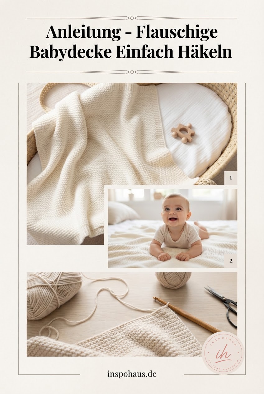 Anleitung - Flauschige Babydecke Einfach Häkeln