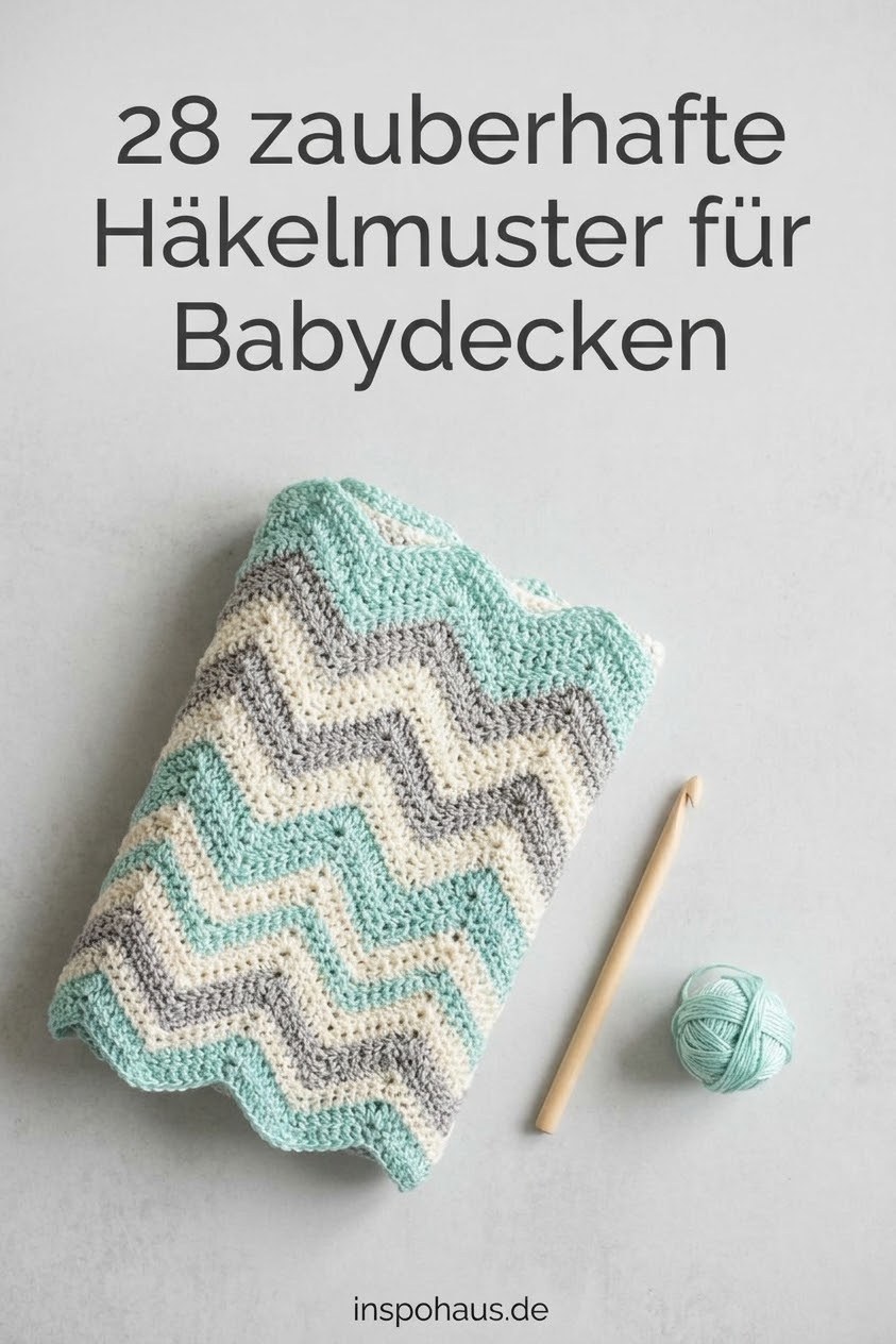 28 zauberhafte Häkelmuster für Babydecken