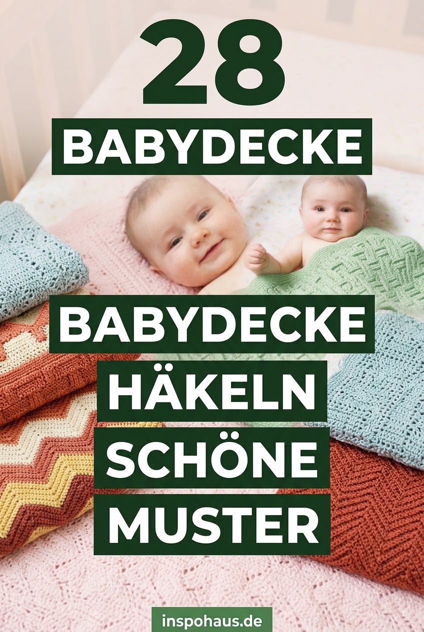 Babydecke häkeln: 28 schöne Muster