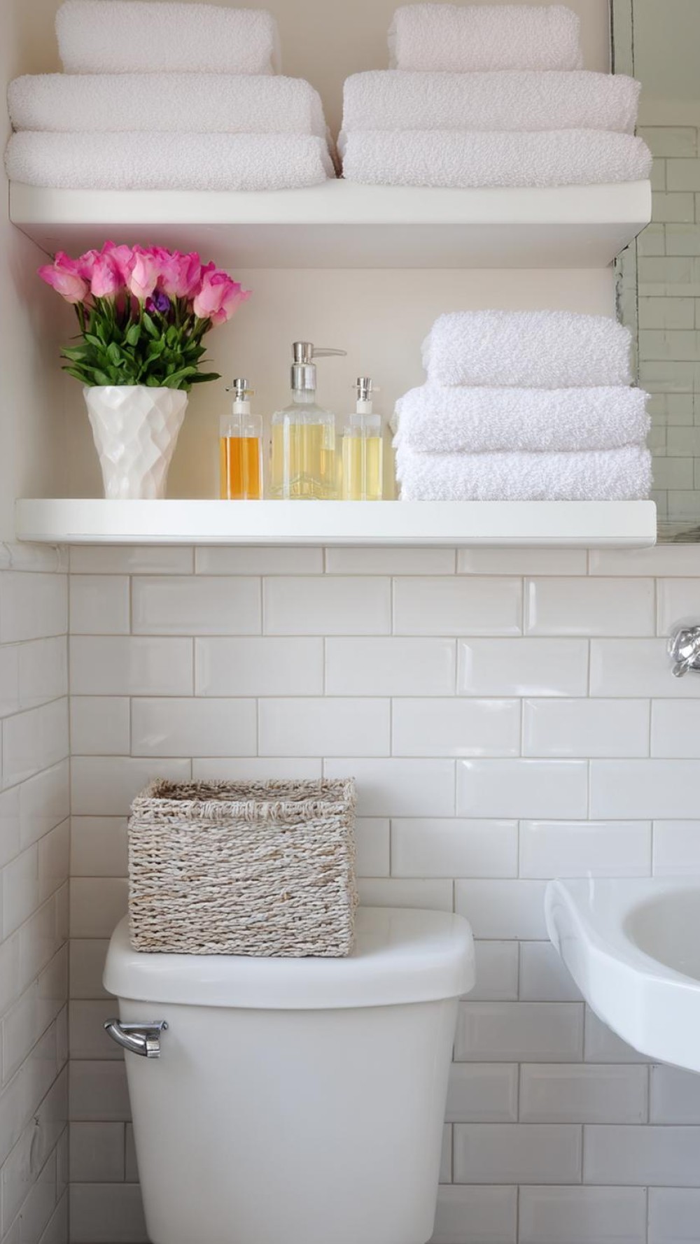 34 Elegantes Design für kleine Bäder