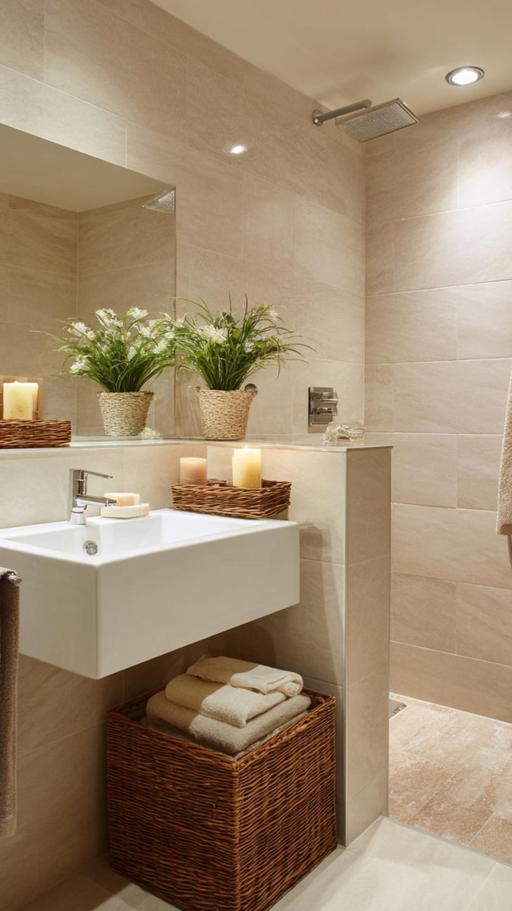 34 Kreative Dekoideen für dein Bad