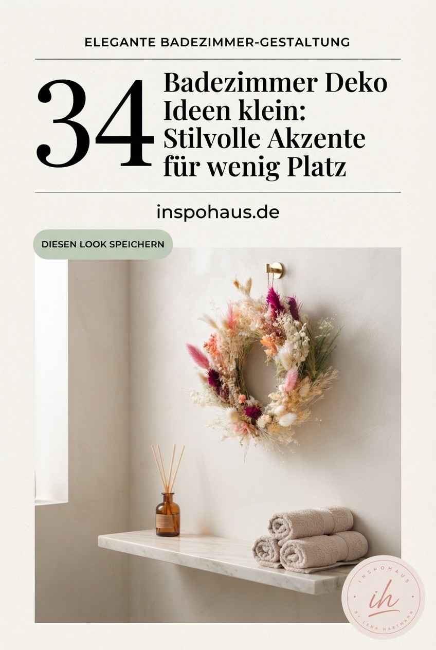 34 Badezimmer Deko Ideen klein: Stilvolle Akzente für wenig Platz