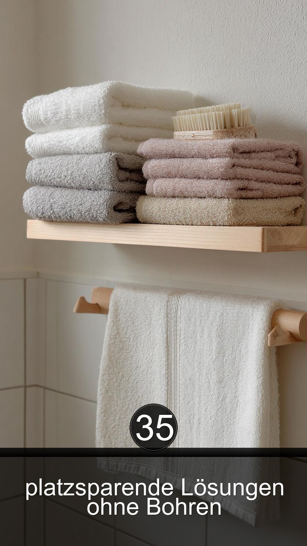 35 platzsparende Lösungen ohne Bohren