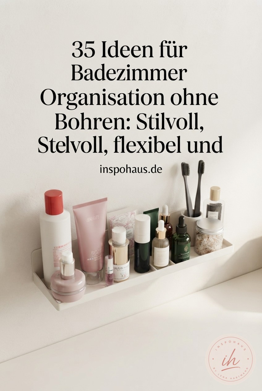 35 Ideen für Badezimmer Organisation ohne Bohren: Stilvoll, flexibel und mieterfreundlich