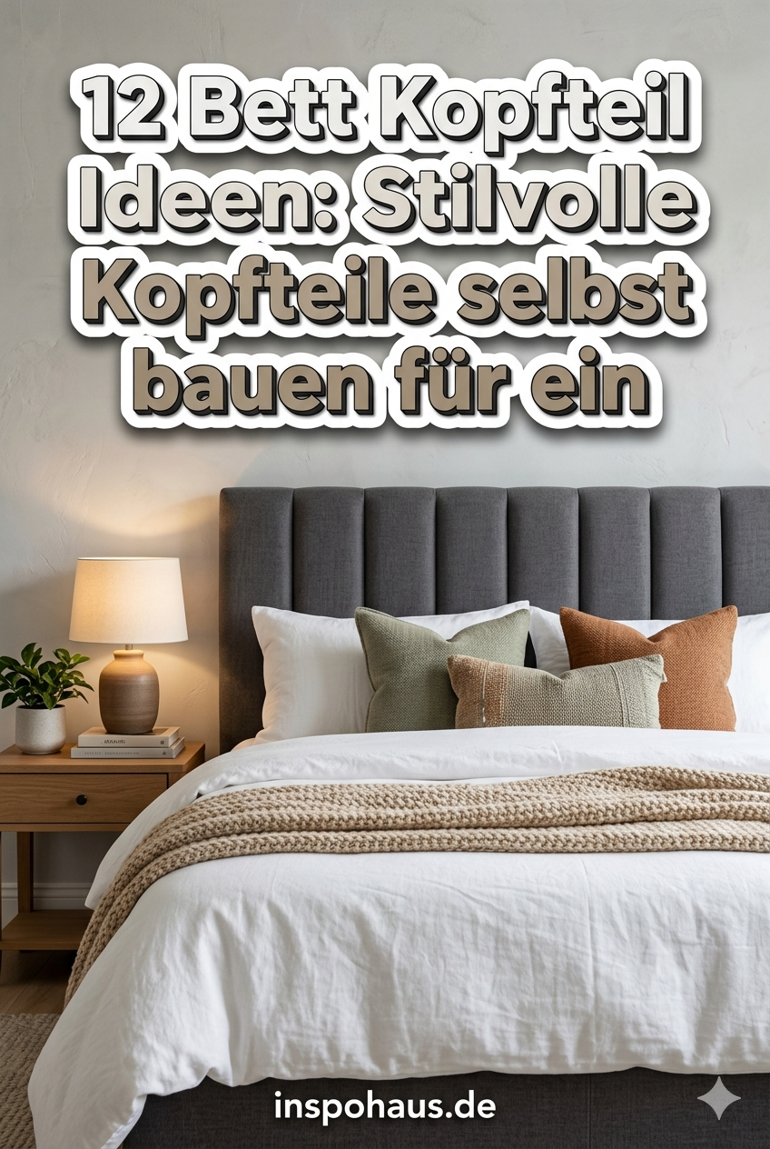 12 Bett Kopfteil DIY Ideen: Stilvolle Kopfteile selbst bauen für ein Schlafzimmer mit Charakter