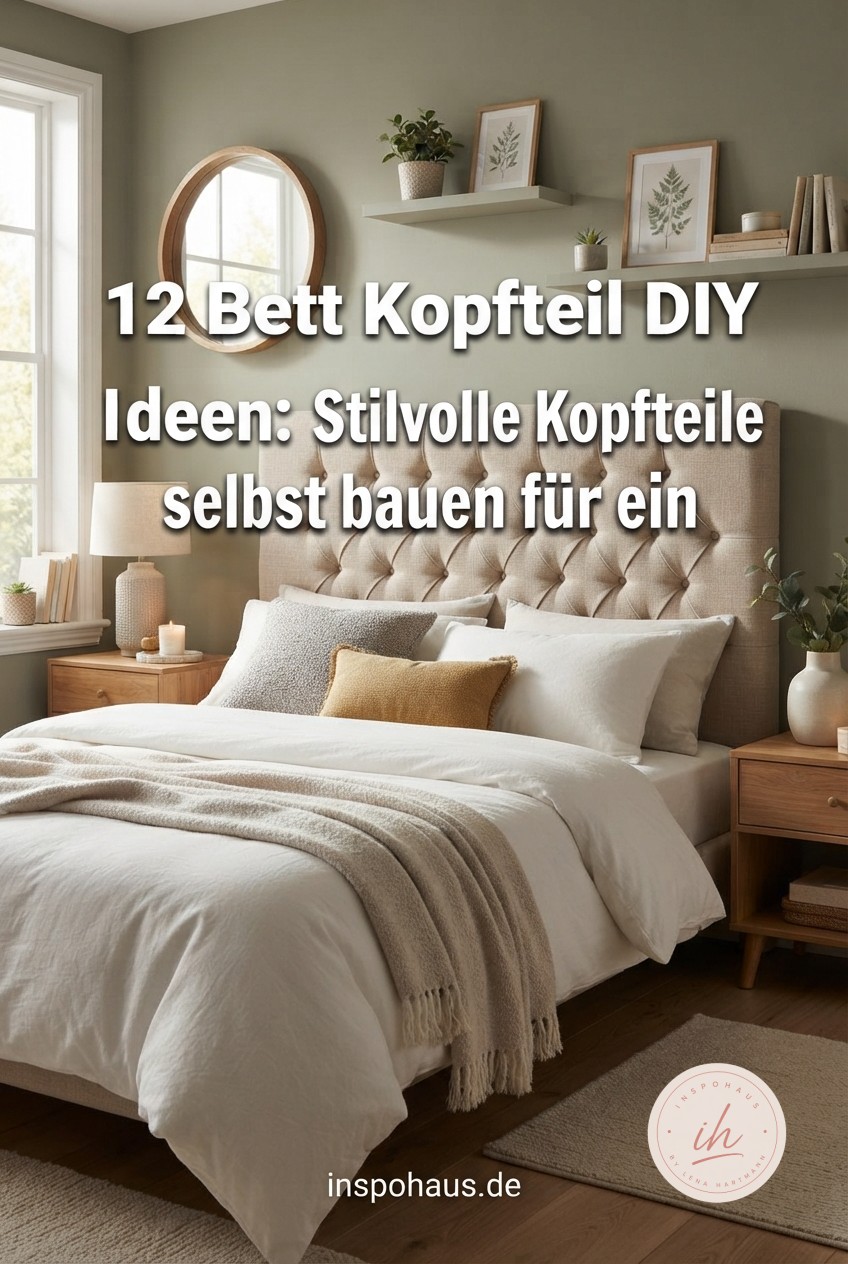12 Bett Kopfteil DIY Ideen: Stilvolle Kopfteile selbst bauen für ein Schlafzimmer mit Charakter