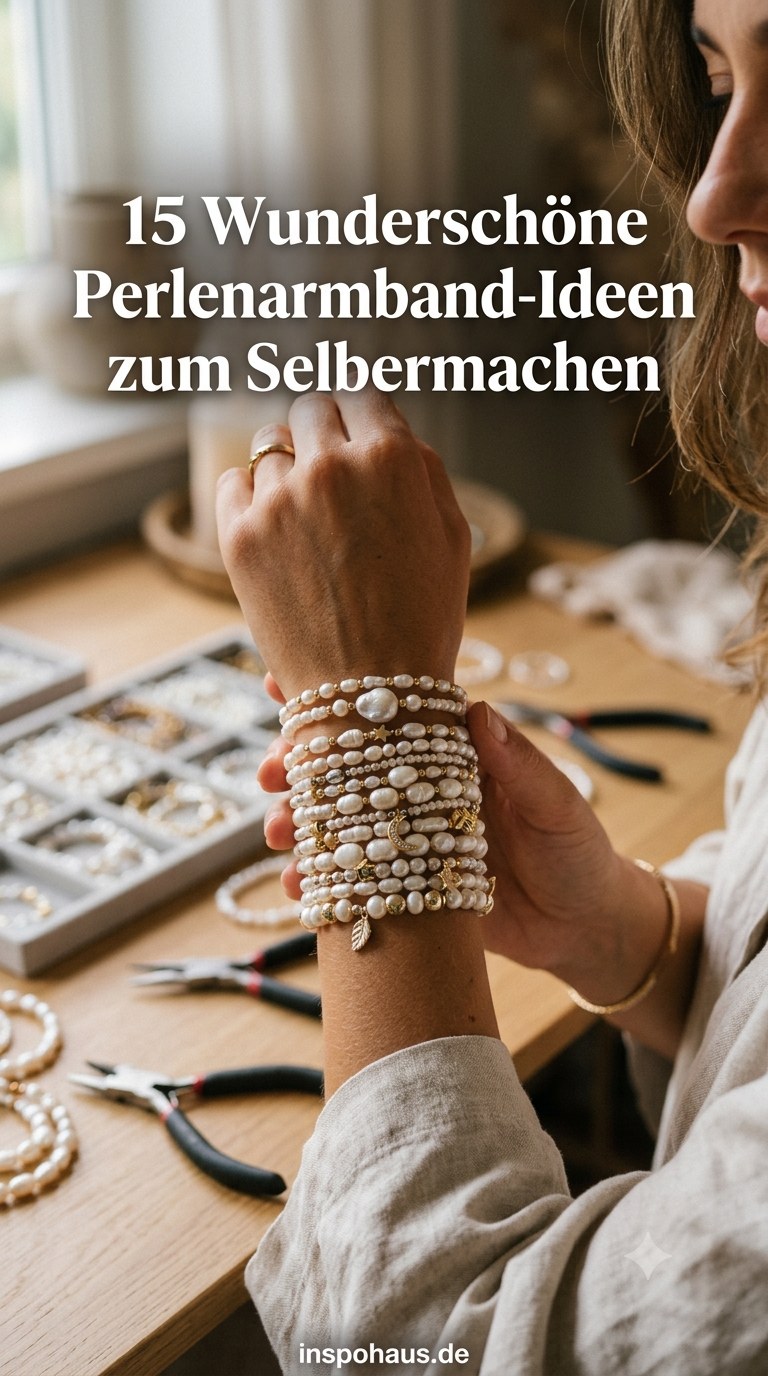 15 Wunderschöne Perlenarmband-Ideen zum Selbermachen