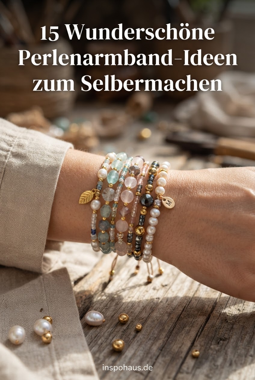 15 Wunderschöne Perlenarmband-Ideen zum Selbermachen