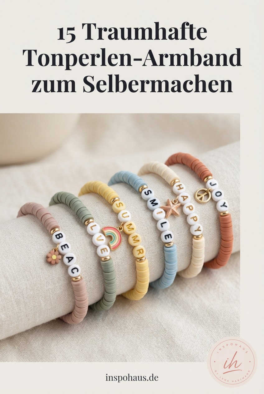 15 Traumhafte Tonperlen-Armband Designs zum Selbermachen