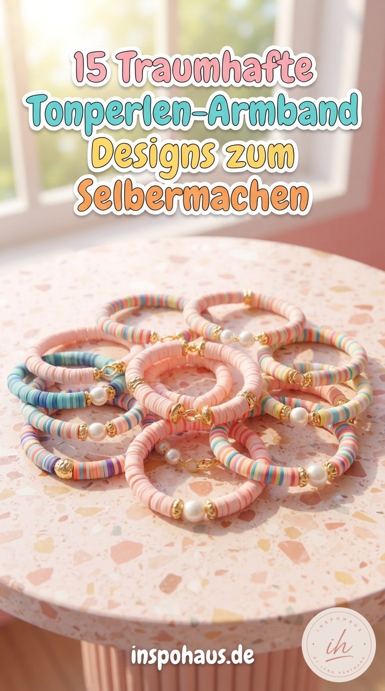 15 Traumhafte Tonperlen-Armband Designs zum Selbermachen