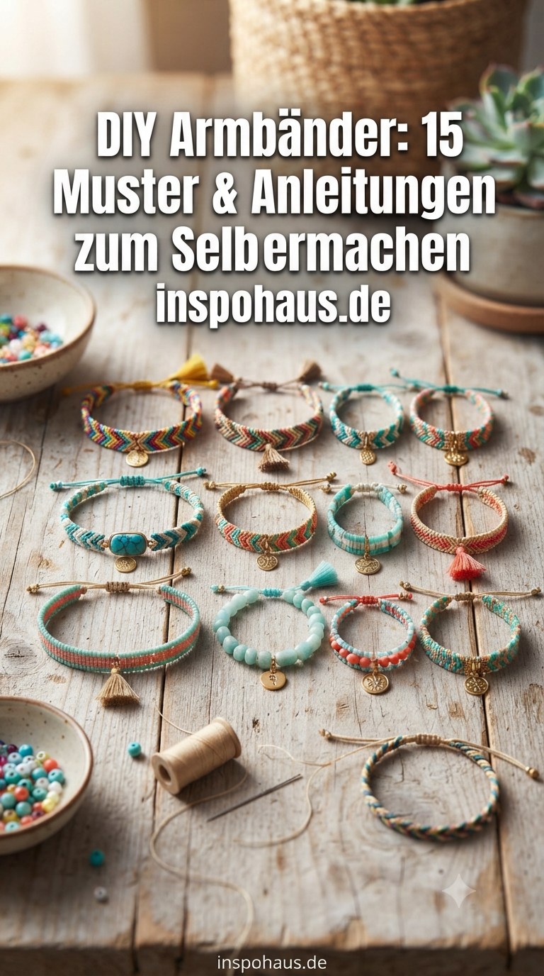 DIY Armbänder: 15 Muster & Anleitungen zum Selbermachen
