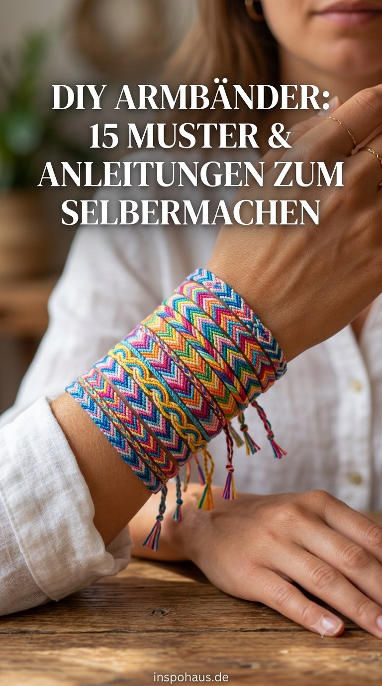 DIY Armbänder: 15 Muster & Anleitungen zum Selbermachen
