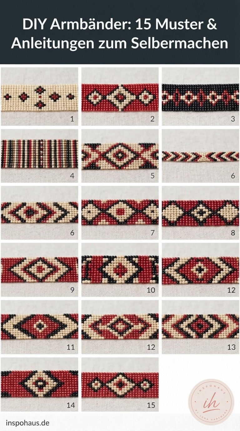 DIY Armbänder: 15 Muster & Anleitungen zum Selbermachen