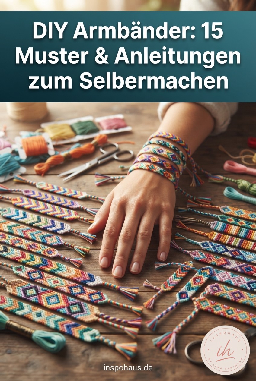 DIY Armbänder: 15 Muster & Anleitungen zum Selbermachen