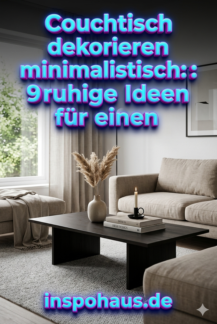 Couchtisch dekorieren minimalistisch: 9 ruhige Ideen für einen stilvollen Wohnzimmertisch