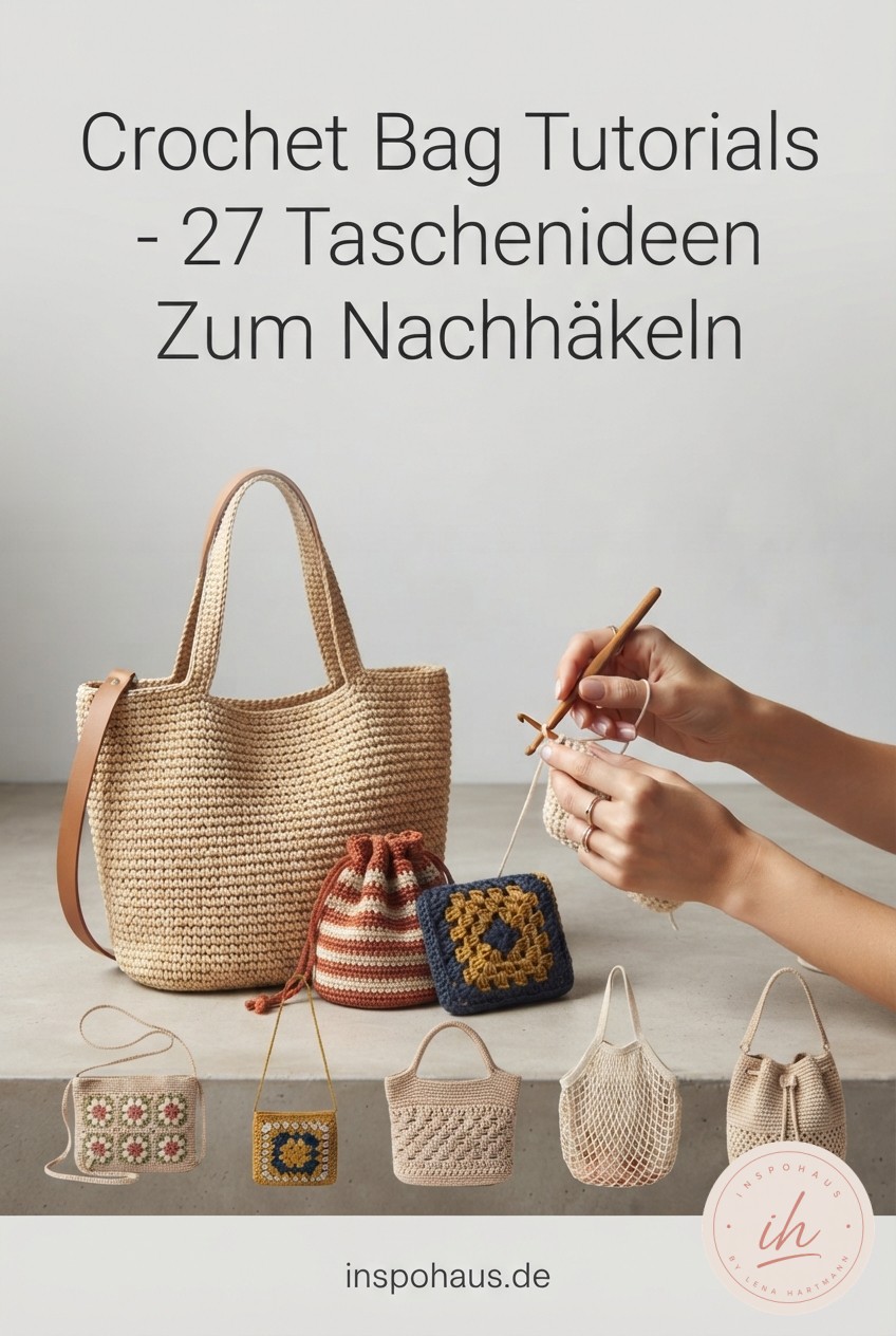 Crochet Bag Tutorials - 27 Taschenideen Zum Nachhäkeln