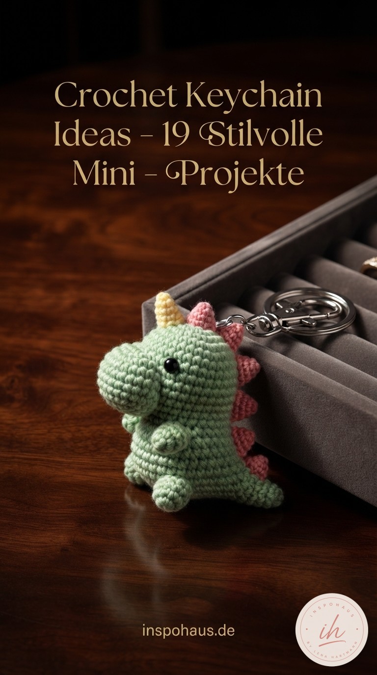 Crochet Keychain Ideas - 19 Stilvolle Mini - Projekte