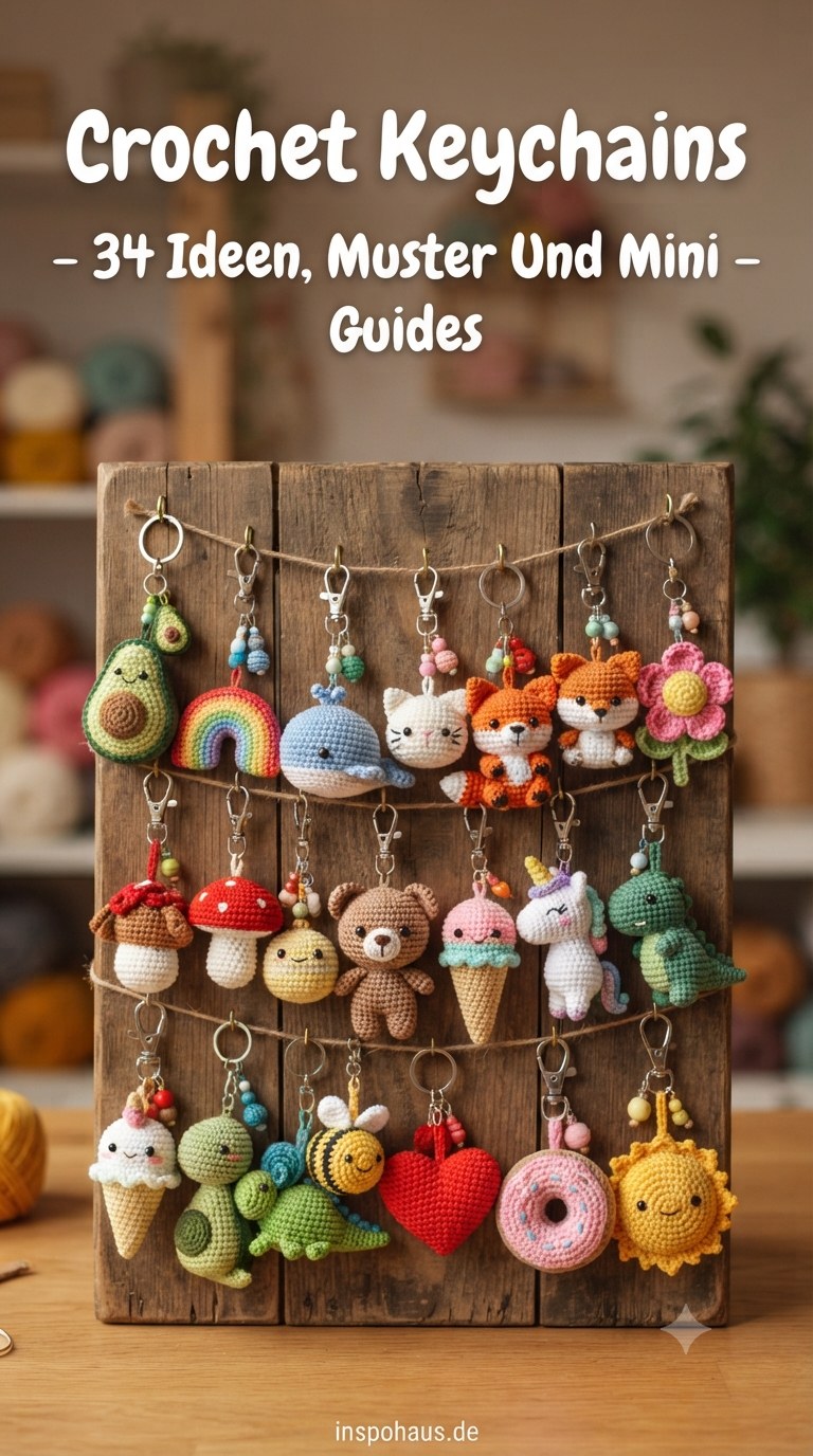 Crochet Keychains - 34 Ideen, Muster Und Mini - Guides