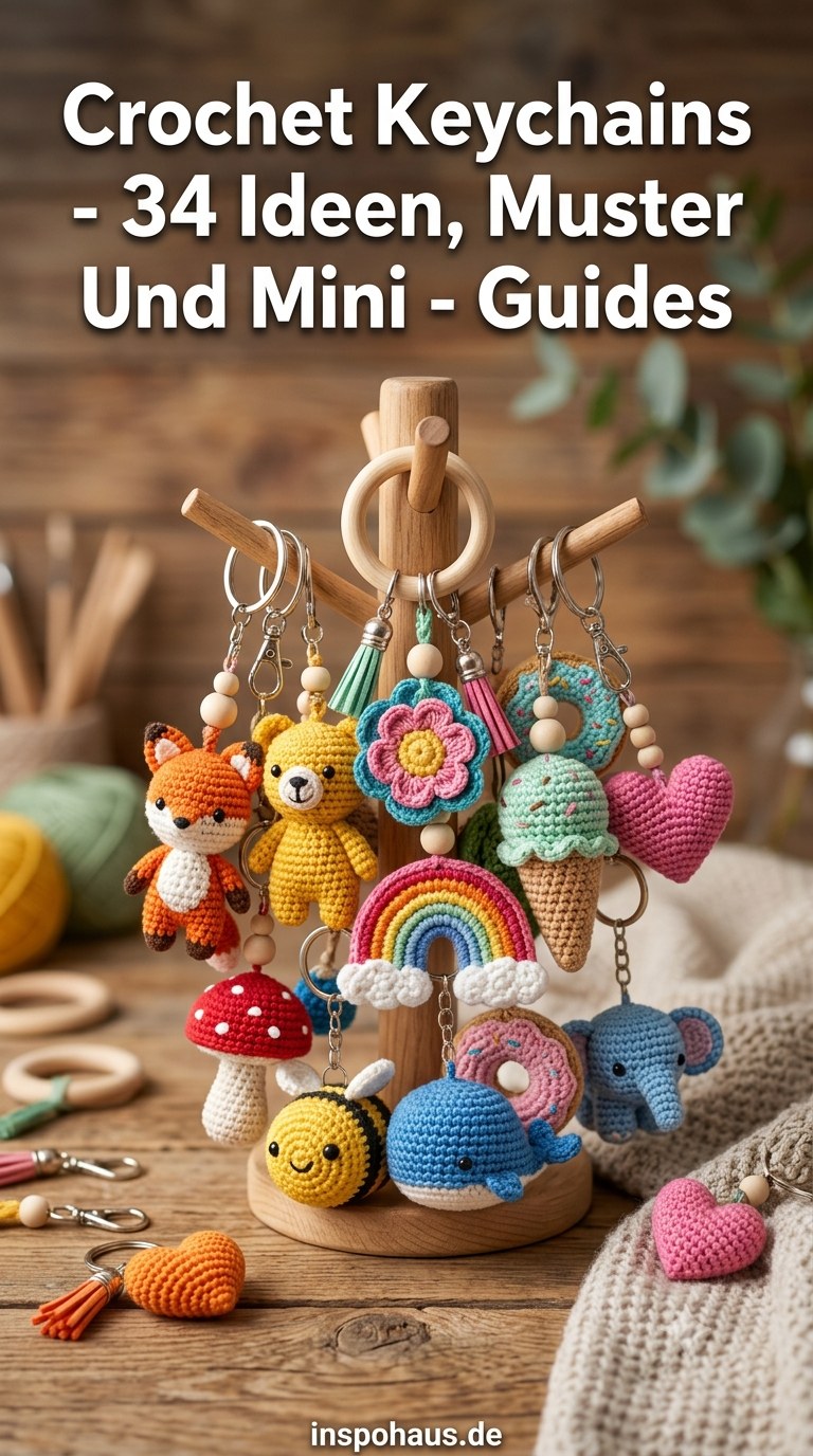 Crochet Keychains - 34 Ideen, Muster Und Mini - Guides