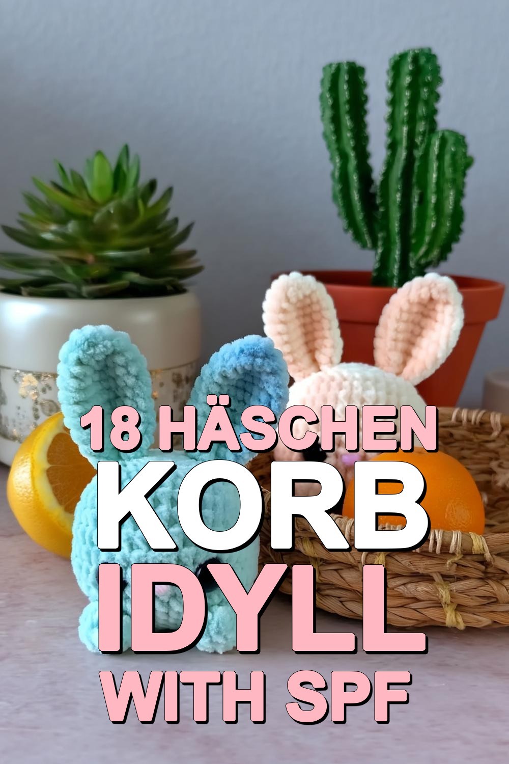 Häschen Korb Idyll