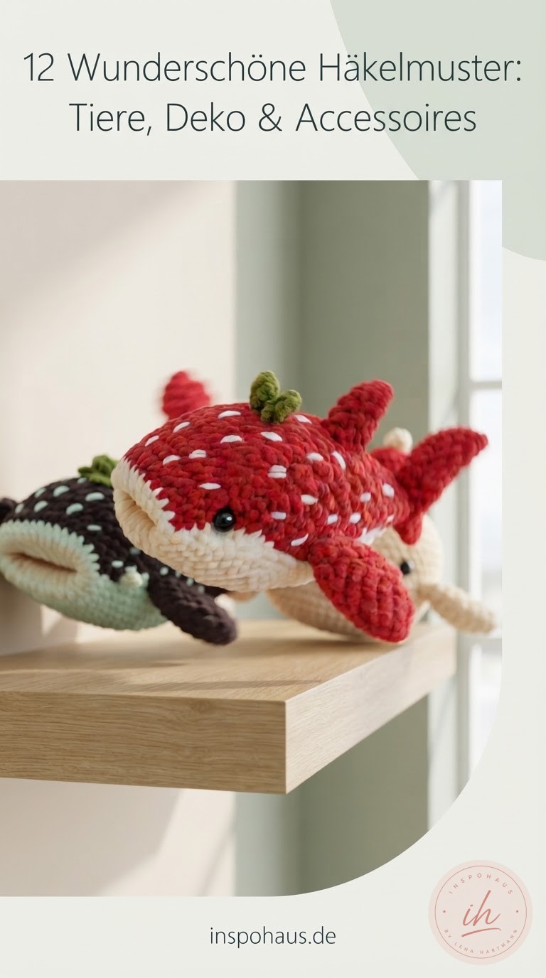 12 Wunderschöne Häkelmuster: Tiere, Deko & Accessoires