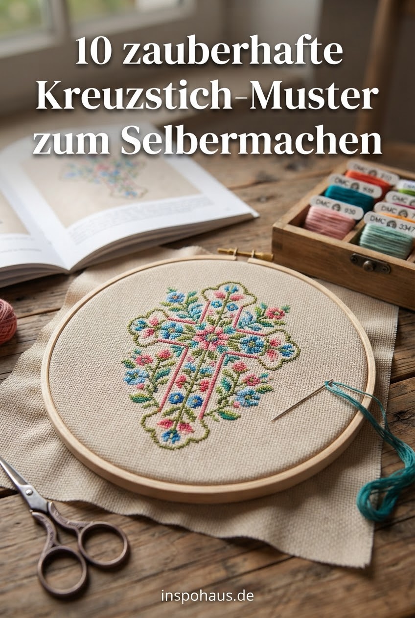 10 zauberhafte Kreuzstich-Muster zum Selbermachen