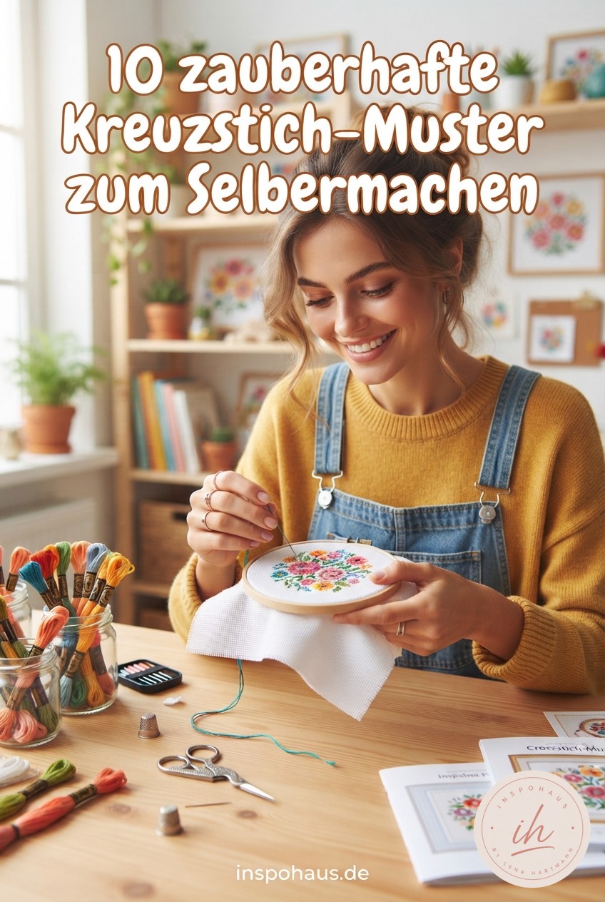 10 zauberhafte Kreuzstich-Muster zum Selbermachen