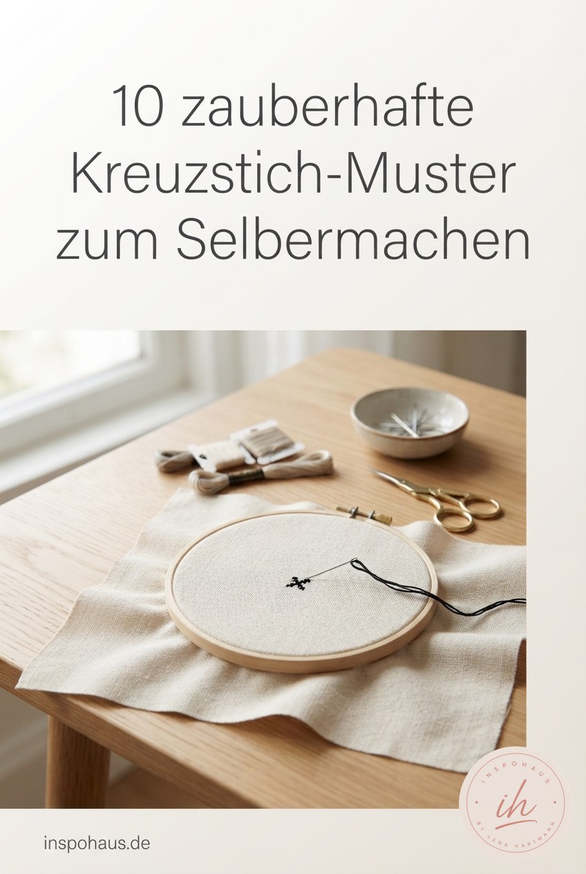 10 zauberhafte Kreuzstich-Muster zum Selbermachen