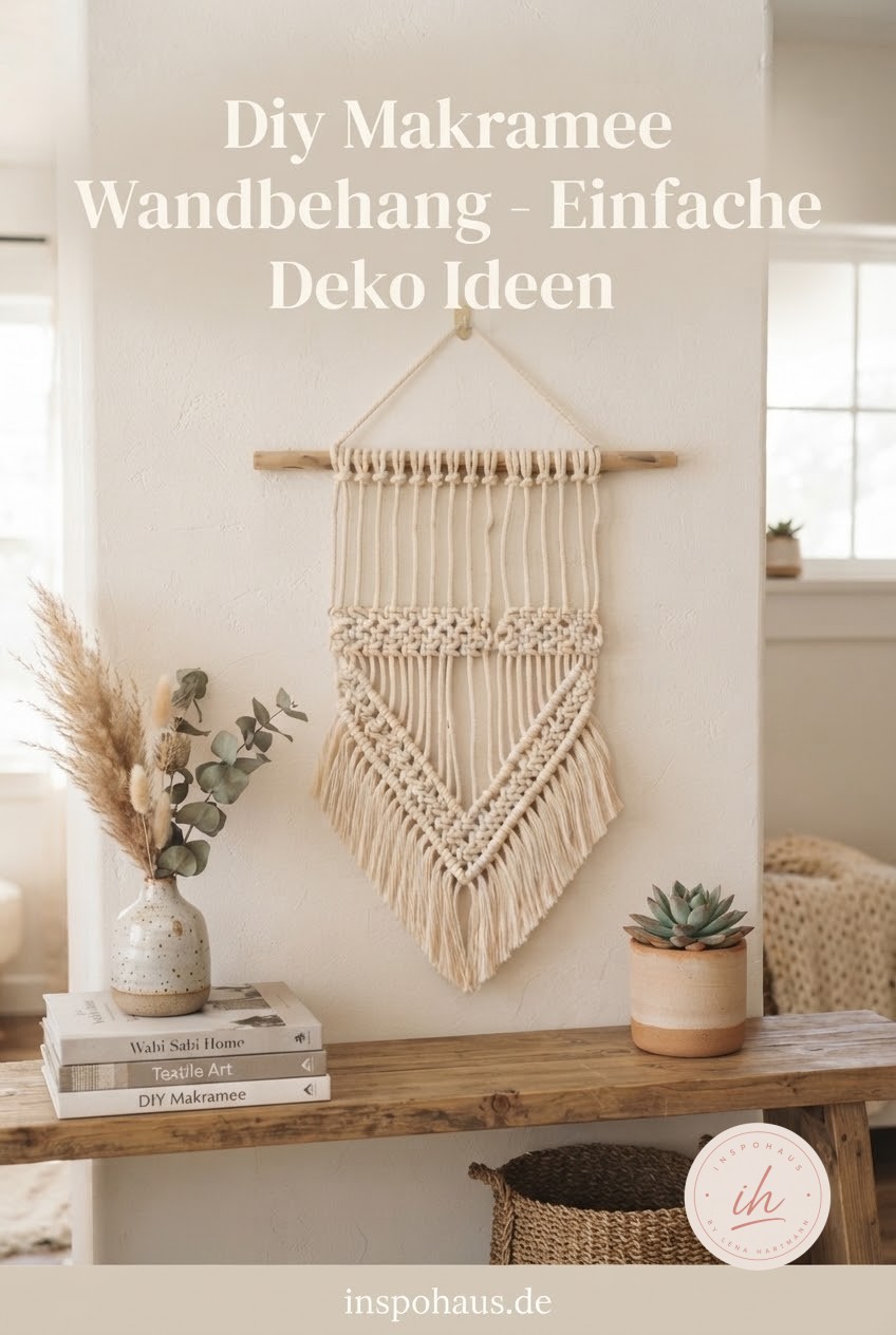 Diy Makramee Wandbehang - Einfache Deko Ideen
