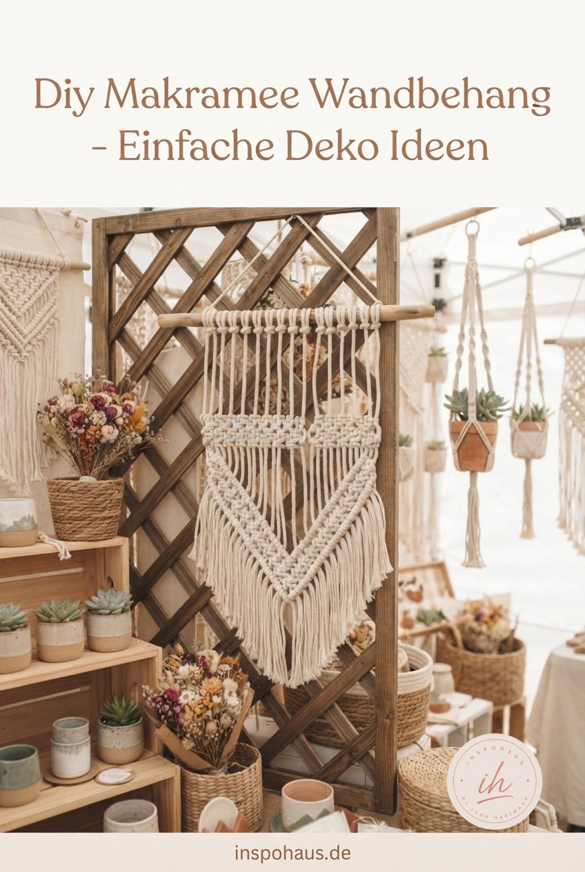 Diy Makramee Wandbehang - Einfache Deko Ideen