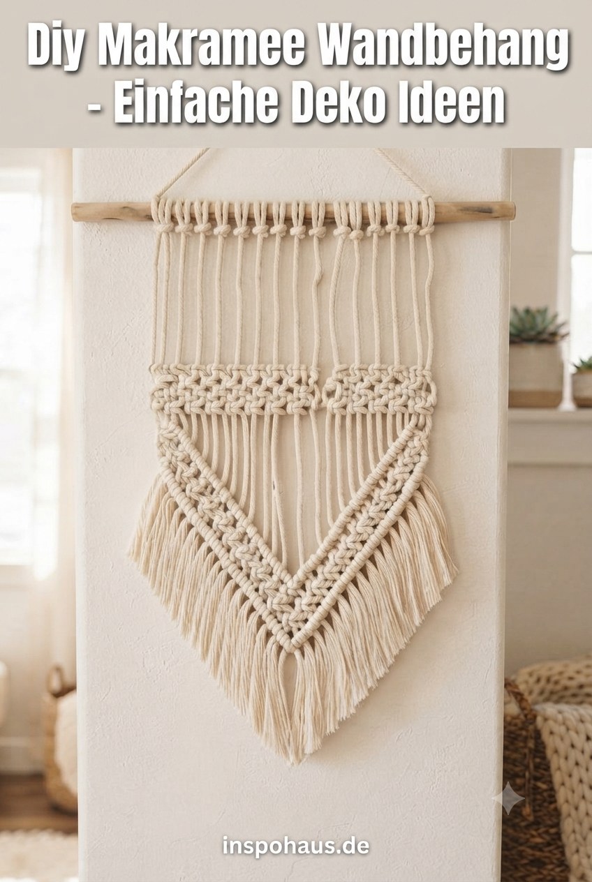 Diy Makramee Wandbehang - Einfache Deko Ideen