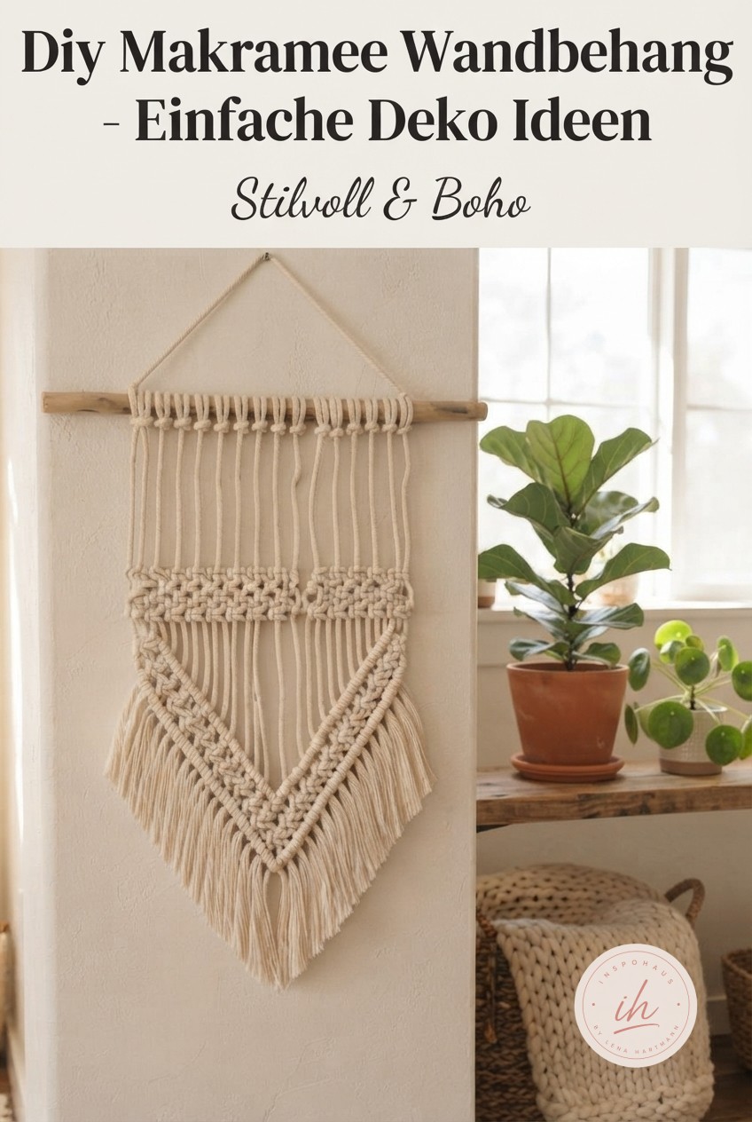 Diy Makramee Wandbehang - Einfache Deko Ideen