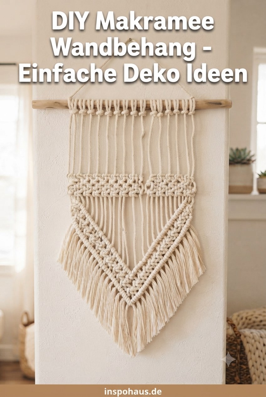 Diy Makramee Wandbehang - Einfache Deko Ideen