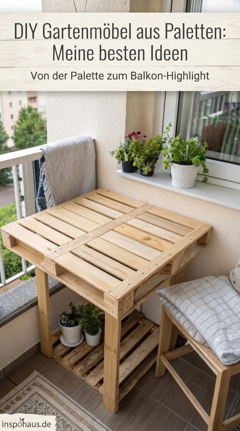 DIY Gartenmöbel aus Paletten: Meine besten Ideen