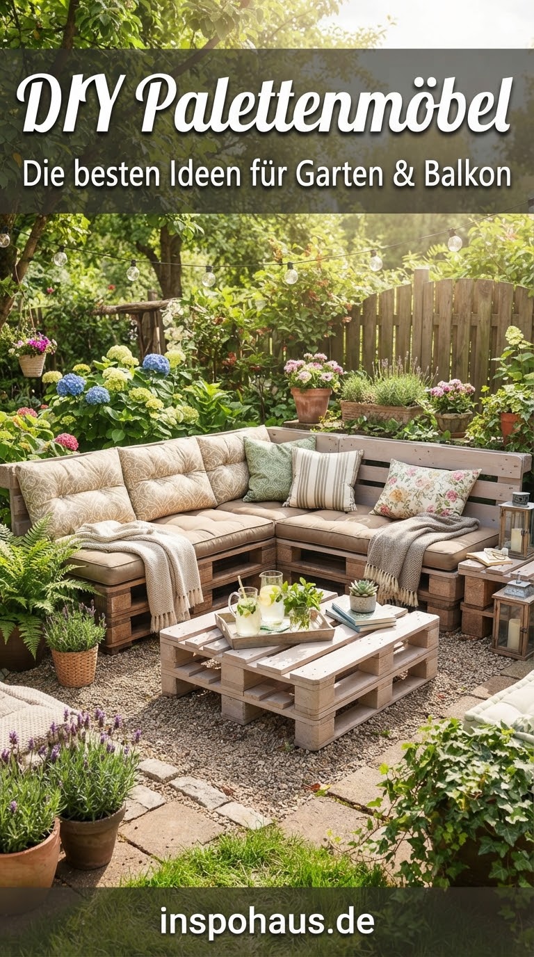 DIY Palettenmöbel: Die besten Ideen für Garten & Balkon