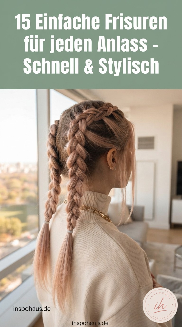 15 Einfache Frisuren für jeden Anlass - Schnell & Stylisch