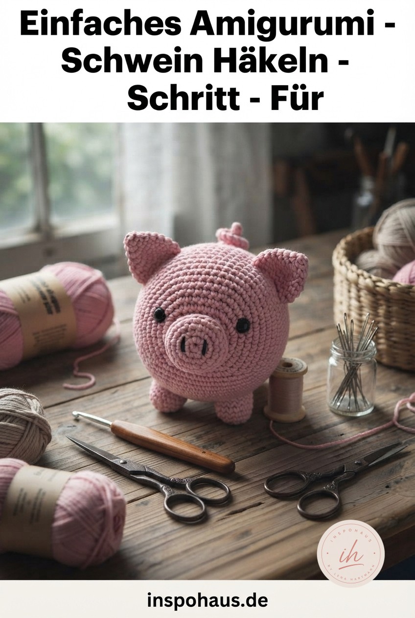 Einfaches Amigurumi - Schwein Häkeln - Schritt - Für -