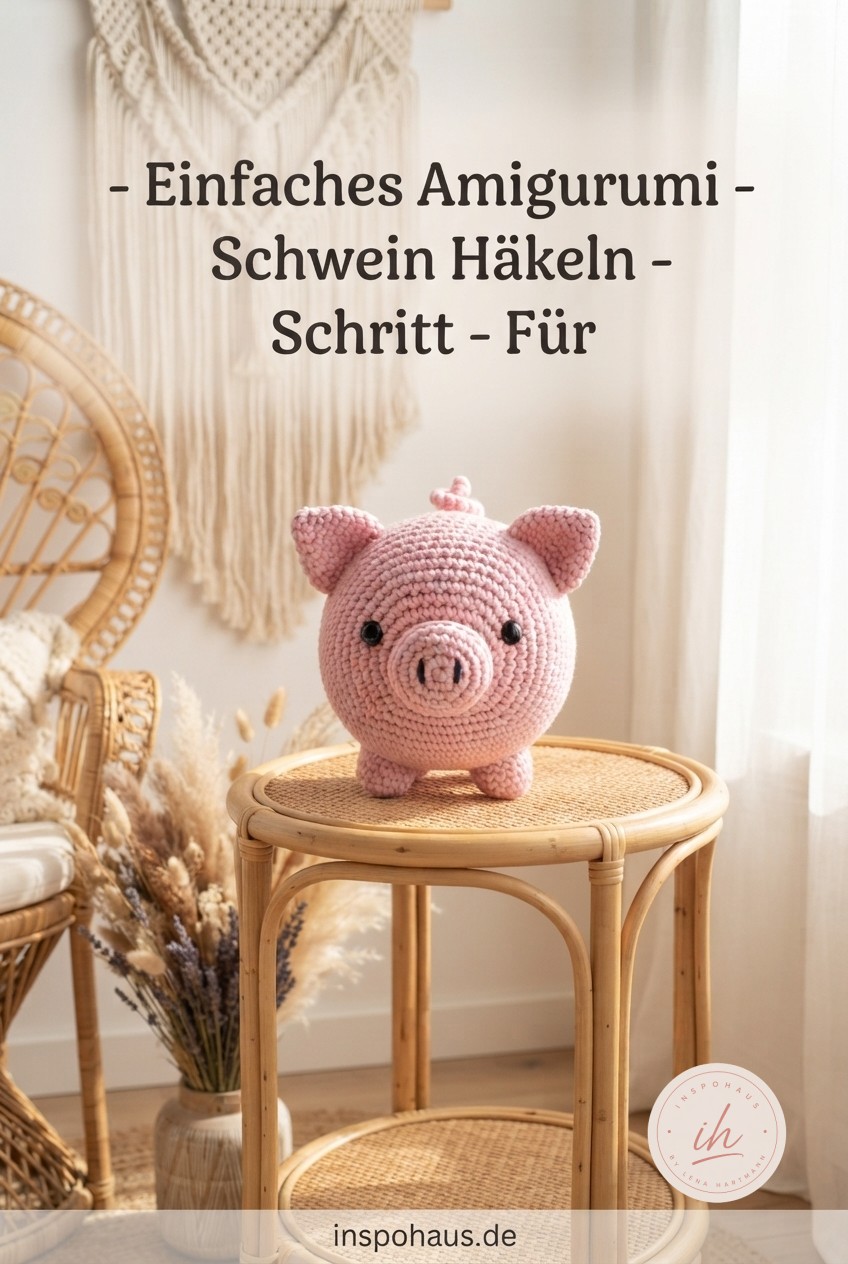 Einfaches Amigurumi - Schwein Häkeln - Schritt - Für -