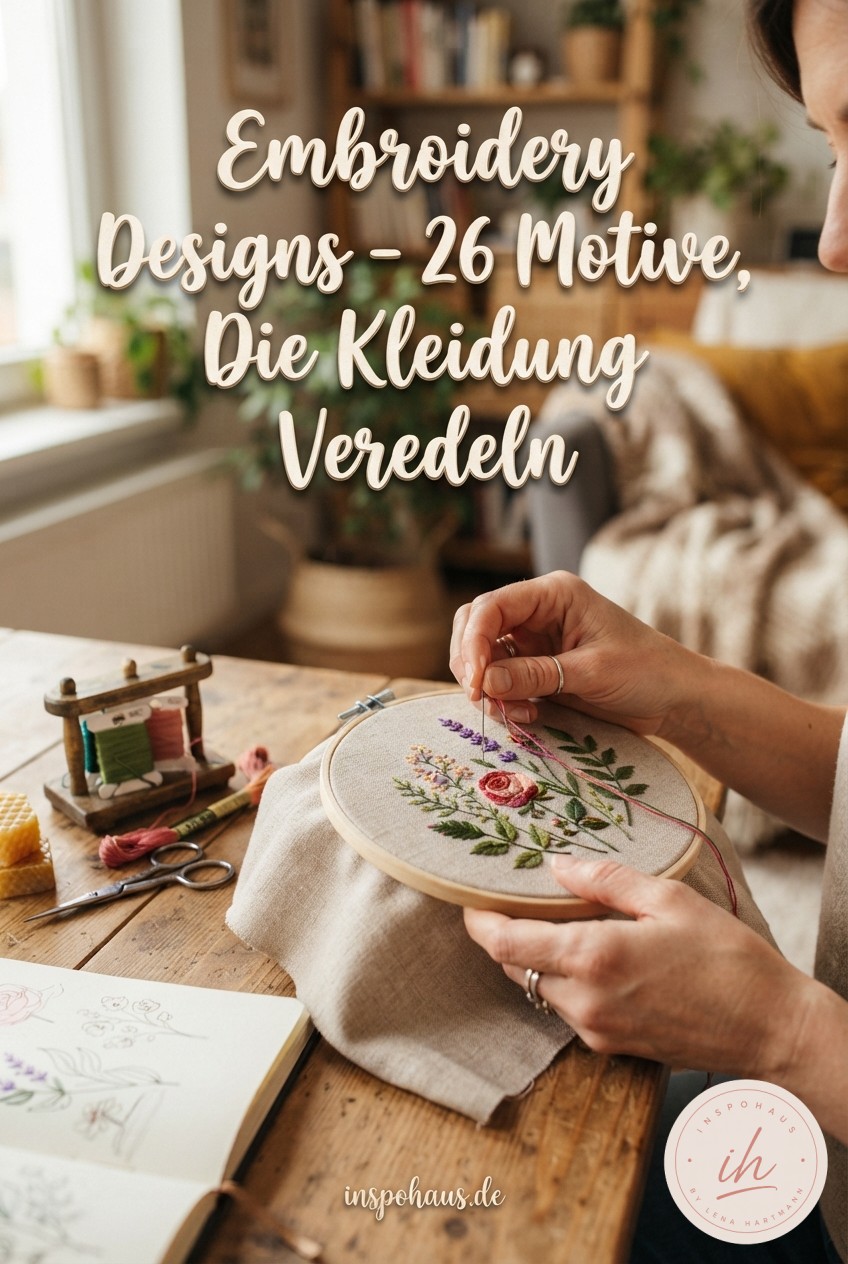 Embroidery Designs - 26 Motive, Die Kleidung Veredeln