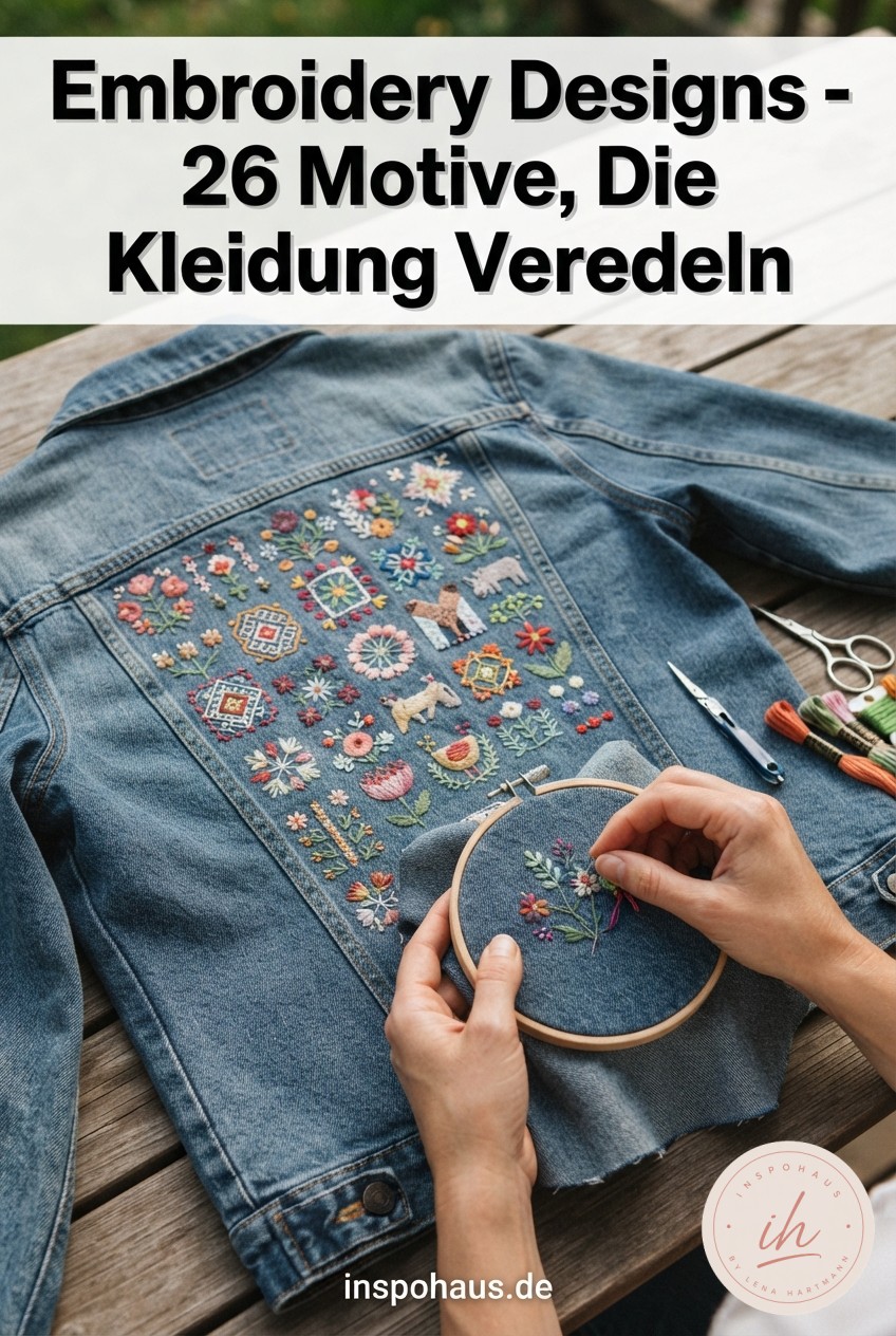 Embroidery Designs - 26 Motive, Die Kleidung Veredeln