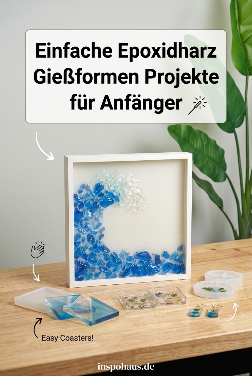 Einfache Epoxidharz Gießformen Projekte für Anfänger