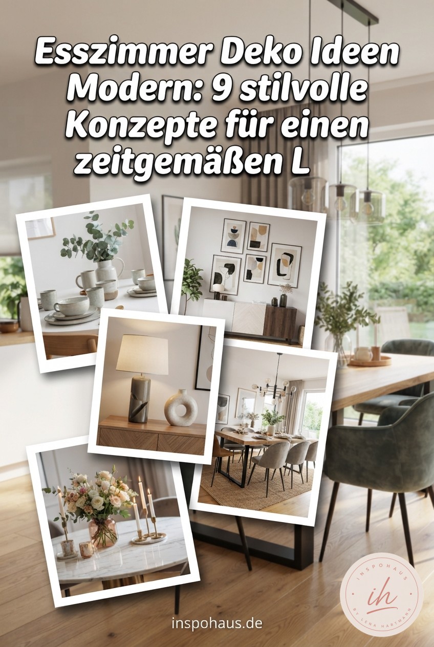 Esszimmer Deko Ideen Modern: 9 stilvolle Konzepte für einen zeitgemäßen Look