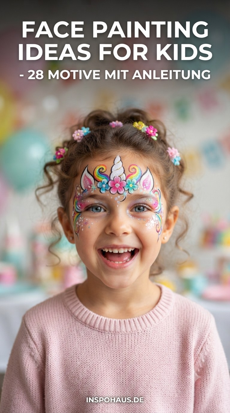 Face Painting Ideas For Kids - 28 Motive Mit Anleitung