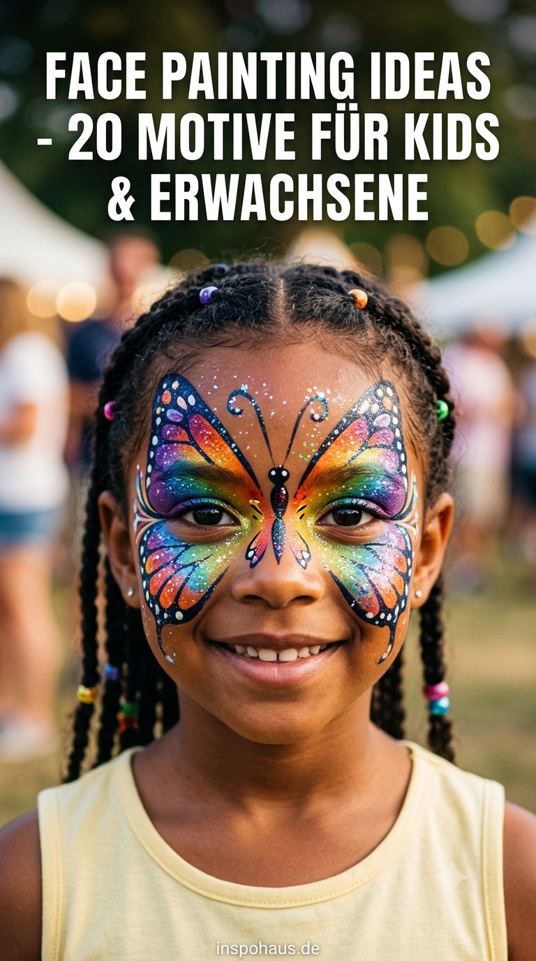 Face Painting Ideas - 20 Motive Für Kids & Erwachsene