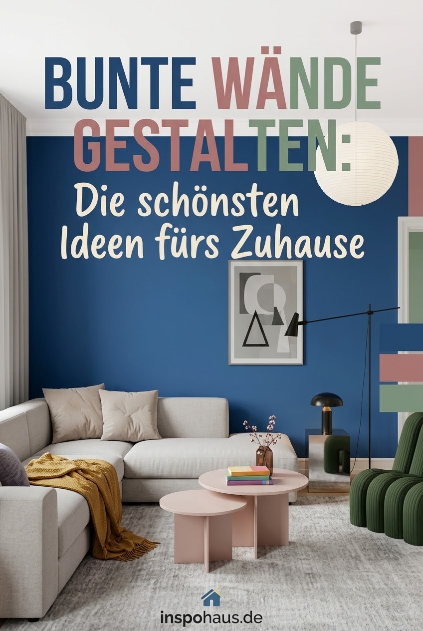 Bunte Wände gestalten: Die schönsten Ideen fürs Zuhause