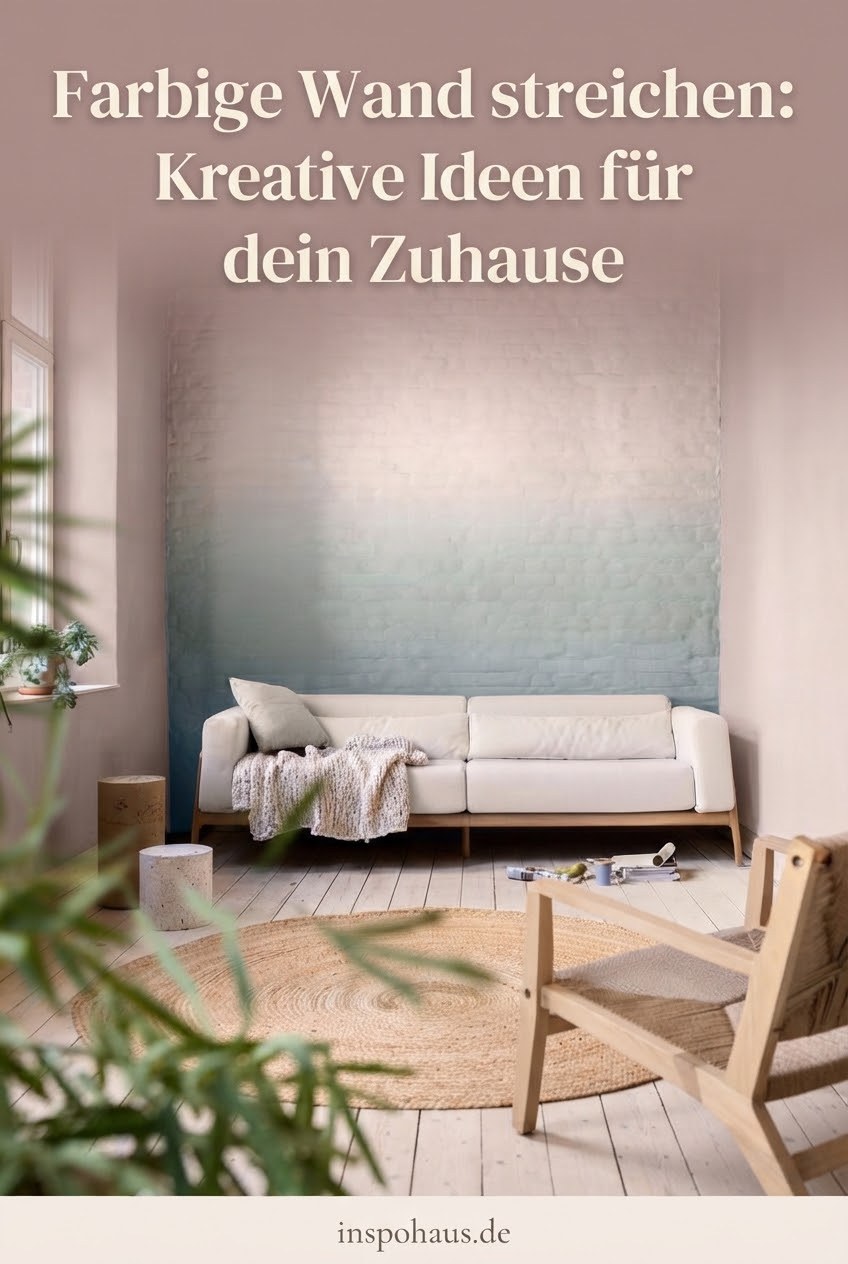 Farbige Wand streichen: Kreative Ideen für dein Zuhause