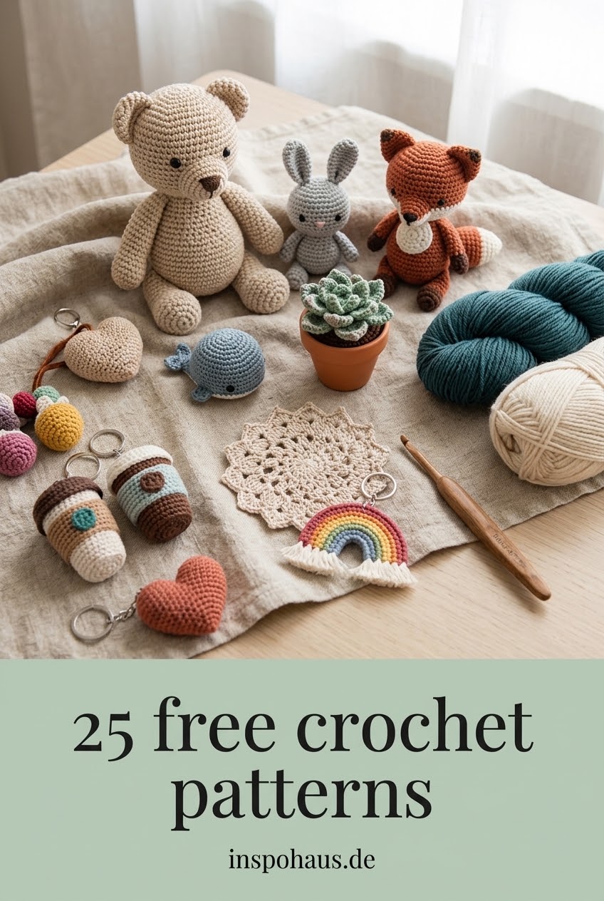 25 free crochet patterns