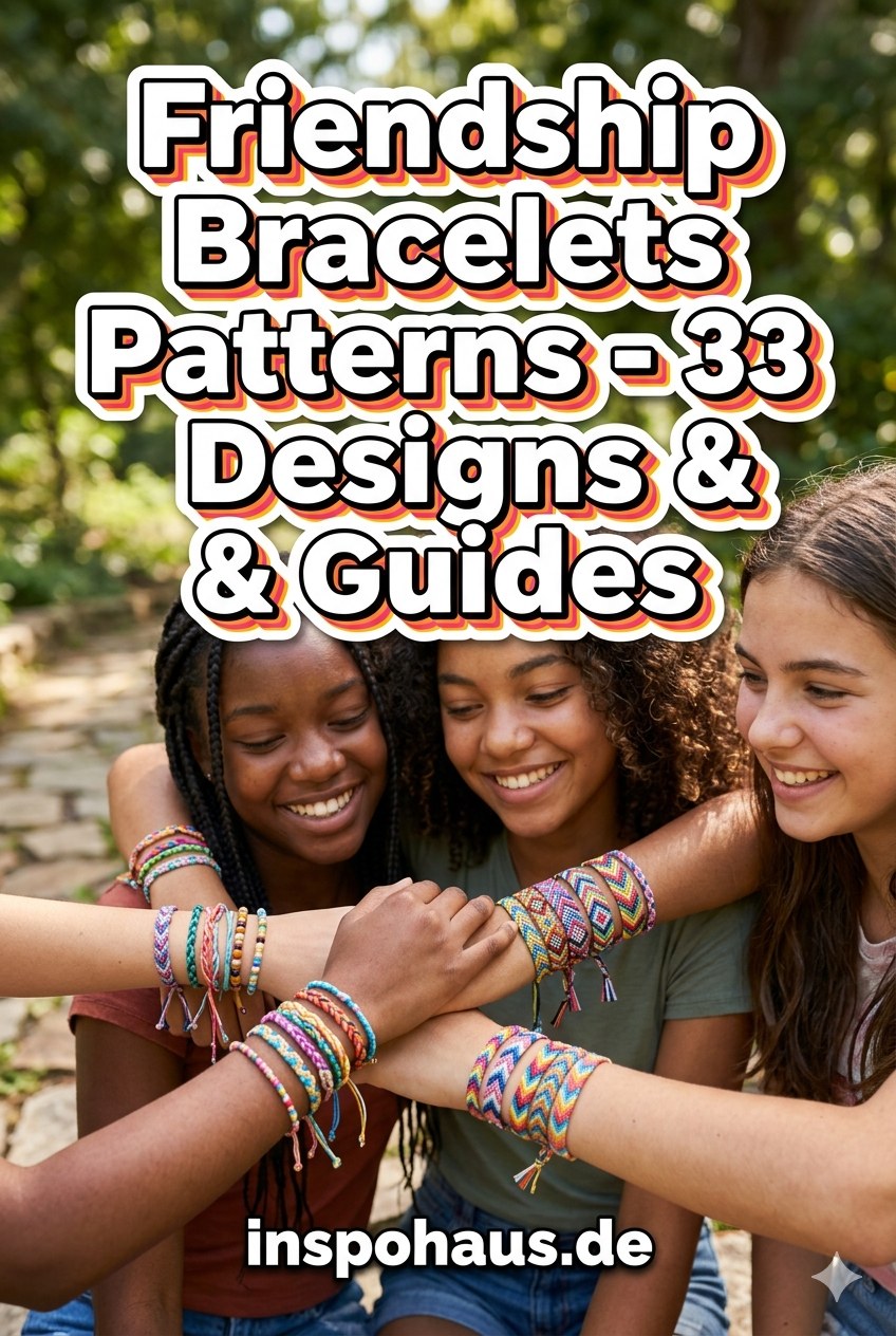 Friendship Bracelets Patterns - 33 Designs & Guides