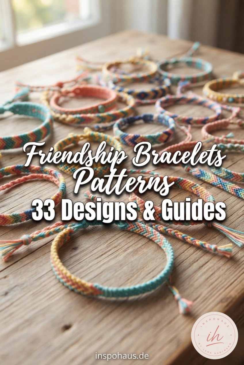 Friendship Bracelets Patterns - 33 Designs & Guides